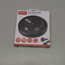 GPX PC332B Portable CD Player with Anti-Skip Protection, FM Radio and Stereo Earbuds - Black