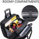 KROSER Rolling Laptop Bag Premium Wheeled Briefcase Fits Up to 17.3 Inch Laptop Overnight Roller Case Computer Bag with RFID Pockets for Travel/Business/Men/Women-Black