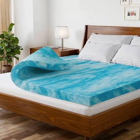 3 Inch Full Memory Foam Mattress Topper - Cooling Gel Mattress Pad Cooling Gel Infused Bed Topper, Soft Ventilated Mattress Pad for Pressure Relief & Pain-Free Sleep, CertiPUR-US & Oeko-TEX,  Full 54"× 75"