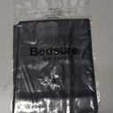 Bedsure Satin Pillowcases Standard Set of 4 - Black Silk Pillow Cases for Hair and Skin 20x26 Inches, Satin Pillow Covers 4 Pack with Envelope Closure, Gifts for Women Men