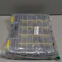 Tools Organizer Box Small Parts Storage Box 34-Compartment Double Side Hardware Organizers with Removable Plastic Dividers for Screws, Nuts, Nails, Bolts (1 PACK, Yellow)