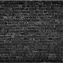 YYNXSY 8X6FT Black Brick Wall Background Photography Props YY-1 | Brick Birthday Party Decoration, Photography Studio Decoration, Room Decoration Banner,