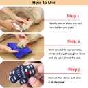 Dog Paw Protector Gripper Traction Pads,Dog Paw Covers,Foot Stickers in Summer Hot/Winter Cold Pavement,Dog Shoes Booties Socks Replacement,12 Sets (48 pcs) S 