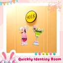 2 x Konohan 4 Pcs Easter Cocktail Cruise Door Decorations Easter Magnetic Car Magnets Bunny Egg Chick Drink Magnets Cruise Must Haves for Carnival Stateroom Door Refrigerator Party Supplies