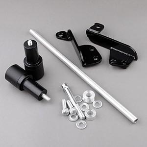 Motor Frame Slider Motorcycle Carbon Frame Slider No Fairing Cut Crash Protectors Fit For CBR600RR CBR 600 RR 2003 2004 2005 2006 Black