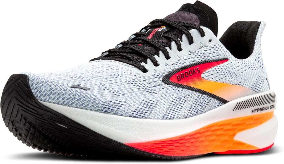 Brooks Womens Hyperion GTS 2 Supportive Running Shoe (9.5, Illusion/Coral/Black)