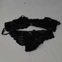 Avidlove Lingerie Sets For Women Sexy Push Up Bra and Panty Set Lace Bra Underwear Black Small