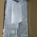 Maxdot Stainless Steel Litter Box with Lid, XL Large Enclosed Metal Cat Litter Box with Scoop and Mat, Front Entry Top Exit, Odor Control, Non-Sticky, Easy to Clean, 23.6 x 15.7 x 15.7 Inches