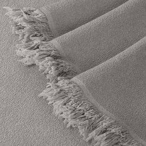 Couch Cover, Couch Cover Blanket for Sofa, Thick Durable Throw for Sectional Couch, Washable Furniture Protector for Dogs Kids, Tassel Trim, 71''x71'' Light Gray