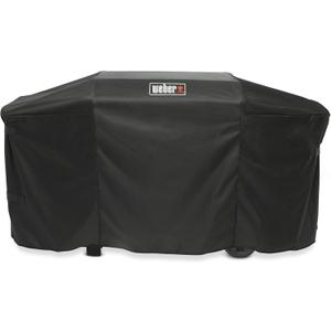 Weber 28" Premium Griddle Cover WeatherResistant Polyester Cover with Fastening Straps (Fits: Slate Griddles)