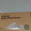 KeaBabies Baby Wrap Carrier - All in 1 Original Baby Carrier Newborn to Toddler Sling, Easy to Wear, Hands Free Bonding, Lightweight, Breathable Infant Wraps (Stone Gray)