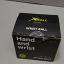 XMALL Wrist Power Gyro Ball, Hand Forearm Strengthener, Wrist Trainer, Auto-Start Colorful Lighting (Black Without Light)