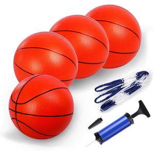 TNELTUEB Mini Basketball Replacement 8.5 Inch Pool Basketballs Ball Hoop Indoor Outdoor Toy, Fits All Standard Swimming Pool Basketball Hoop Pool Game Toy Water Games