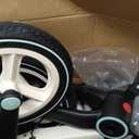 JMMD 6 in 1 Toddler Bike with Push Handle for Kids 18-60 Months, 12" Foldable Balance Bike with Training Wheels, Pedals, Brakes, Kickstand, Push Tricycle Toddler Gift & Toys for Boy & Girl (Large, Mint)