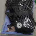 BECROWM Waterproof Dog Boots for Small/Medium Dogs Dog Paw Protectors Dog Suspender Boots AntiSlip Pet Shoes for Outdoor Walking, Reflective StayOn,DirtProof Comfortable Booties (Black, NewS)