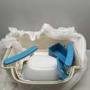 Bedside Commode, Upgraded Safety Commode Toilet for Elderly and Disabled, Potty Chair for Adults with Detachable Armrest, 16.3" Seat Width, 500lbs Heavy Duty - Bedside Commodes for Seniors