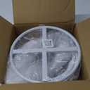 Life Size Flowers - 67-Inch Tall Tulle Poppy Decorations for Wedding Backdrops, Party Arrangements, Mall Store Window Displays (White)