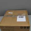 13in Small Foot Stool Ottoman, Round Faux Leather Foot Rest for Couch, Under Desk Pouf Footstool Footrest with Non-Skid Rubber Legs for Ling Room, Bedroom, 13''L x 13''W x 10.2''H, Orange