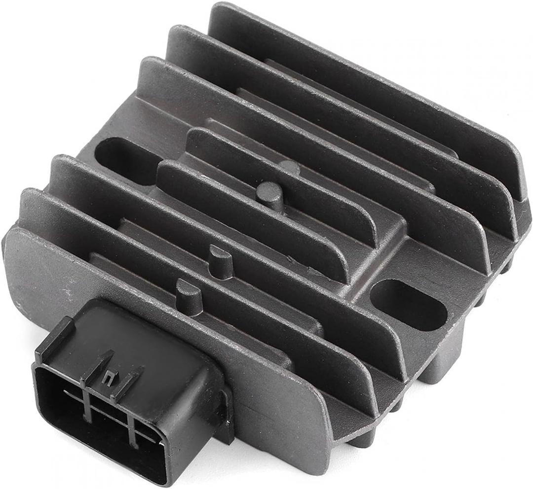 Voltage Regulator Rectifier, Aluminum Voltage Regulator Moto Rectifier 21066 0010 Motorcycle Accessories Fit for Kawasaki Mule 600/610/SX/KAF400
