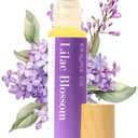 Lilac Blossom Delicious Pure Essential and Fragrance Oil Perfume Roll On with Organic Jojoba Oil, Alcohol Free, Small-Batch, Made in California, 0.34 Fl Oz