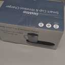 Coffee Mug Warmer Drink Cooler with Fast Wireless Charger, Warming Cooling and Charging All in 1 for Home Office Desk Use