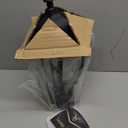 Windben Outdoor Post Light,Waterproof Cast Aluminium Lamp Post Light Fixture,Post Lantern with Pier Mount Base,Matte Black,16.5in,Suitable for Garden,Yard,Driveway,etc