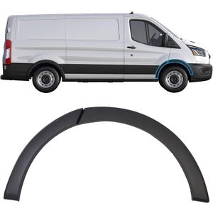 Front Right Passenger Side Fender Flare Molding Trims kit for Ford Transit 150 250 350 350HD 2015-2024 Front & Rear Part Deflector Wheel Arch Trim Accessories