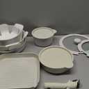 SENSARTE 17 Piece Pots and Pans Set, Nonstick Detachable Handle Cookware Set, Induction Kitchen Cookware Set with Removable Handle, Healthy Non Stick for RV, Dishwasher  Oven Safe, PFOA Free (White)