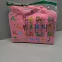 Gojmzo Busy Board Montessori Toys for Toddler Girl Birthday Gifts, Busy Book Sensory Toys for Toddlers, Learning Educational Toddler Travel Activities Pink/P8