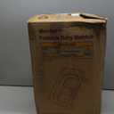 MoreFeel Collapsible Baby Bathtub for Newborn with Thermometer & 1 Hooded Towel & 1 Soft Floating Cushion,Portable Travel Bathtub with Drain Hole, Durable Foldable Baby Tubs for Infants to Toddler (Grey)