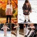 Baby Tights 0-4 Years Girls Knit Cotton Pantyhose Thick Cable for Newborn Infant Toddler 1/2/3/4 Pack (Black/White/Light Gray 3pk)