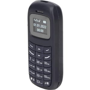 Unlocked Mini Cell Phone, Dual SIM Standby Large Buttons Bluetooth Music Player Low Radiation 2G Mobile Phone for Seniors Elderly & Students (Blue)