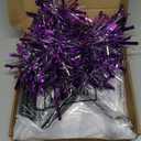 LemonRoad Cocktail Tree Stand with Christmas Garland, 3 Tier 12 Holders Wine Glass Display Champagne Tower for Martini Xmas Thanksgiving Day Party Weddings Bridal Showers Events(Blue and Silver)