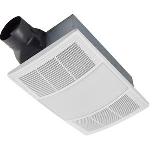 Broan-NuTone BHFLED110 PowerHeat Bathroom Exhaust Fan, Heater, and LED Light Combination, 110 CFM