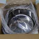 Shabu Hot Pot Stainless Steel,Chinese Induction Shabu Pot with Divider for Kitchen Cooker, Gas Stove (11 Inch)