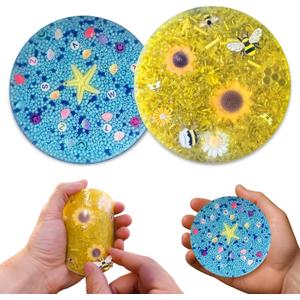 2 Pack Picky Pad, Skin Picking Fidget Toys, Picking Pad, Picky Pad Fidget, Sensory Pick Pad, Picky Pads Gift for Adults with Anxiety, ADHD, Trichotillomania Fidget Toys, Dermatillomania