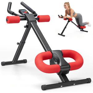 NEWBULIG Ab Machine, Abs Workout Equipment for Home Gym, Adjustable Ab Trainer Machine for Stomach Workout, Foldable Abdominal Trainer