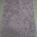 Lavender Bathroom Rugs 17"x24",Chenille Bath Mats,Absorbent and Washable Bath Rug Non-Slip, Extra Soft Rugs for Bathroom Floor,Tub,Shower and Sink