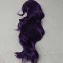 28 inch Fashion Wigs Long Wavy Curly Hair Cosplay Wig (Purple)