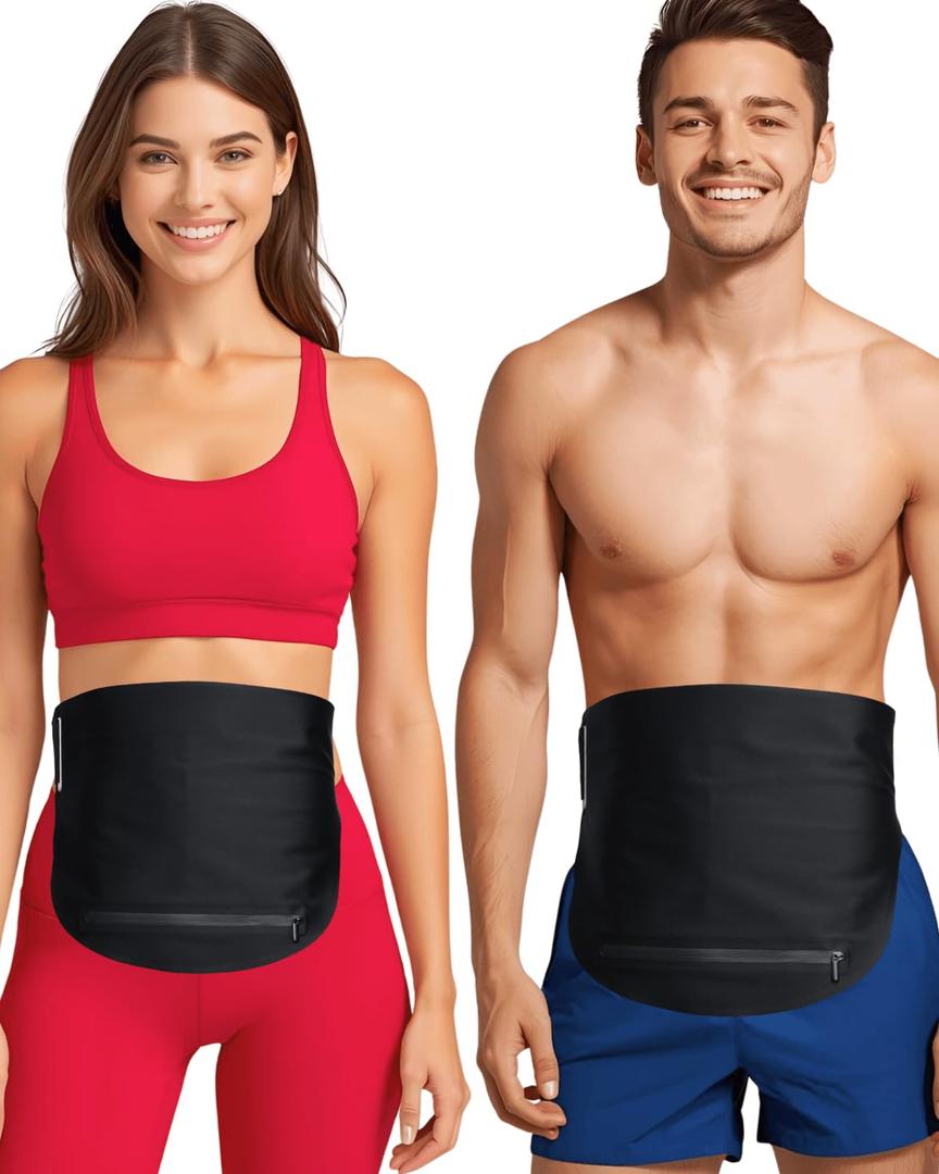 Ostomy Belt, Ostomy Bag Covers for Women, Discreet Colostomy Bags Cover for Men, Ileostomy Bag Covers Leak Proof, Adjustable Stealth Wrap Belt for Urostomy, Stoma & Colonoscopy Bags, XS-M