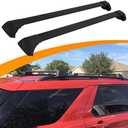 220lb Roof Rack Cross Bars Customized Fit for 2020-2025 2026 Ford Explorer, Adjustable Aluminum CrossBars with Lock, Rooftop Luggage Cargo Carrier Accessories for Kayak Bike