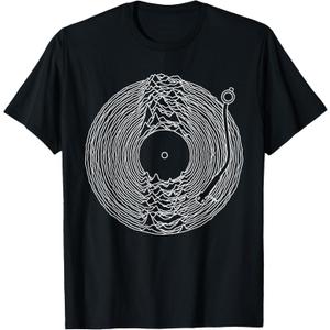 Unknown Pleasures Vinyl Record T-Shirt M 