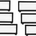 sdoot 3D Floating Display Case, Black Coin Holder Display 4pcs, 3D Floating Display Case for Challenge Coins Jewelry Specimen, 9  3.5  0.75 3D Floating Frame