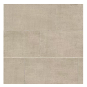 Unico Sand 12 in. x 24 in. Concrete Look Porcelain Floor Wall Tile,7 Piece