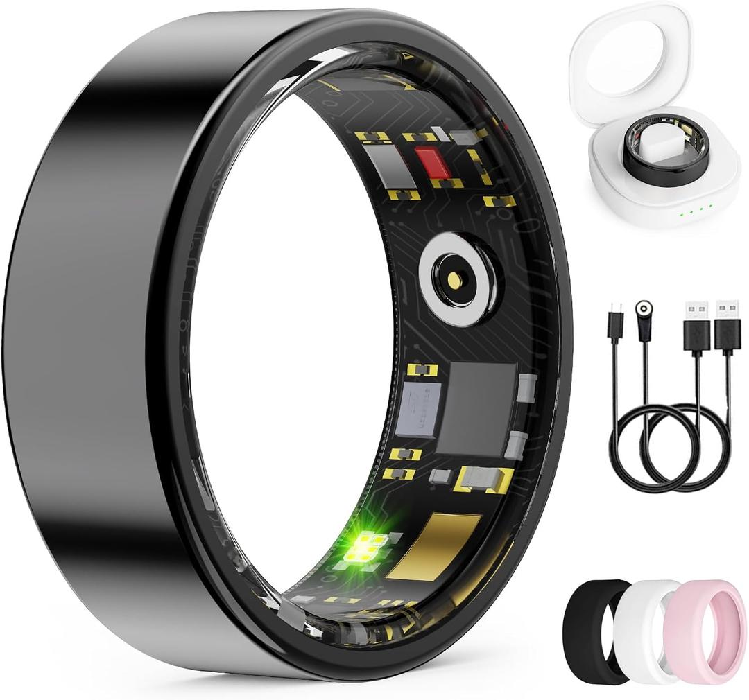 Smart Ring Health & Fitness Tracker for Men & Women, Heart Rate, SPO₂, Sleep & Activity Monitoring, IP68 Waterproof, Long Battery Life 13