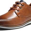 Bruno Marc Boy's Casual Dress Oxford Comfort Uniform Formal Shoes (2 Little Kid, Brown)