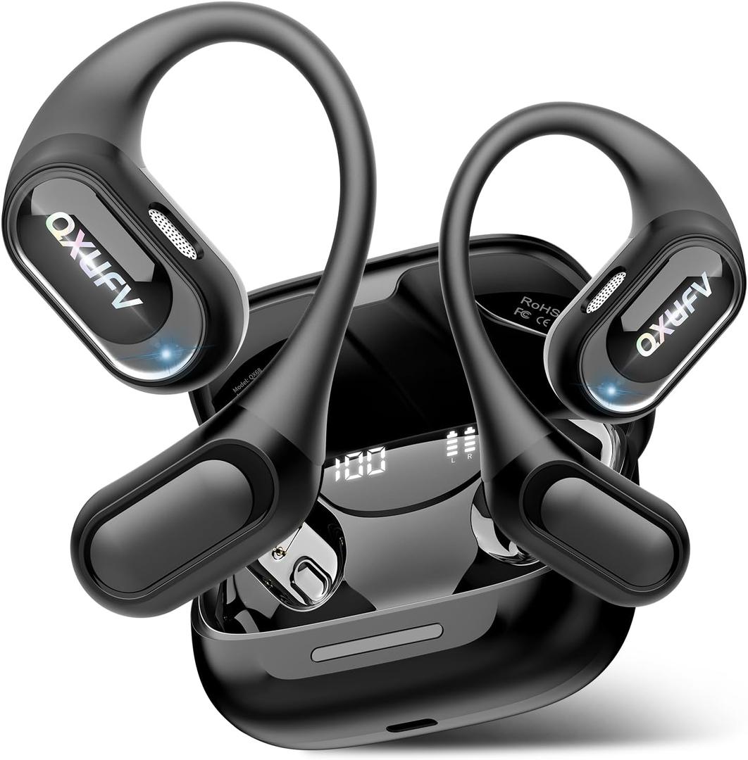 AI Translation Earbuds Real Time with Audio and Video Calls, 164 Language/7 Translation Modes Translator Earbuds Bluetooth 5.4 with APP, 50H Translate Ear Buds Device for Business/Learning, Jet-black