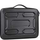 DOMISO 14 inch Laptop Sleeve with Handle Shockproof Computer Bag Waterproof EVA Protective Carrying Case for 14" ThinkPad E480/Yoga 920/13.5" Microsoft Surface Book/HP Pavilion 14 Stream 14, Black