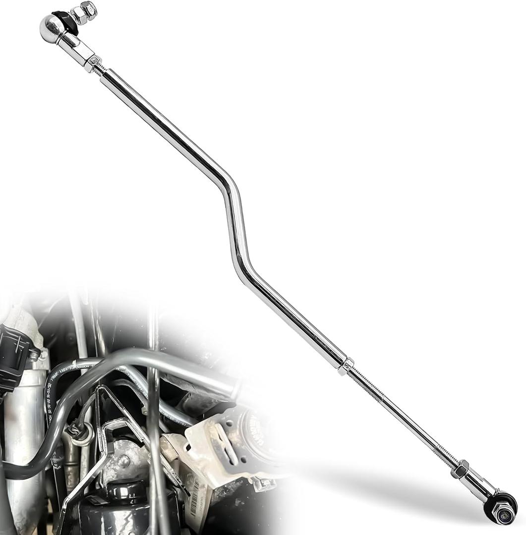 Throttle Linkage Adjustment Throttle Linkage Rod Compatible with Dodge 1994-1998 Joints 1994-1998 Ram 2500 1994-1998 Ram 3500 Cummins P7100 Throttle Control Rod