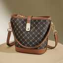 FOXLOVER Small Bucket Bag For Women Fashion Simplicity Crossbody Handbag Designer Shoulder Purse